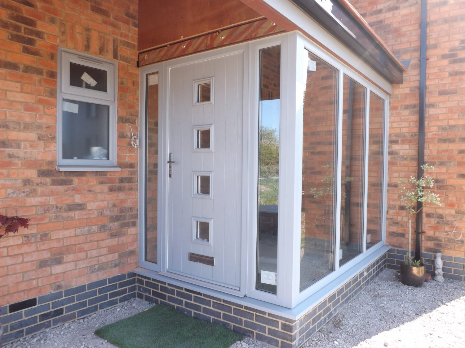 PVC door Modern Glazing