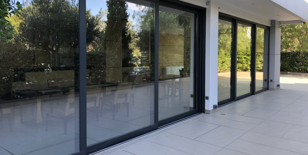 Aluminium sliding doors